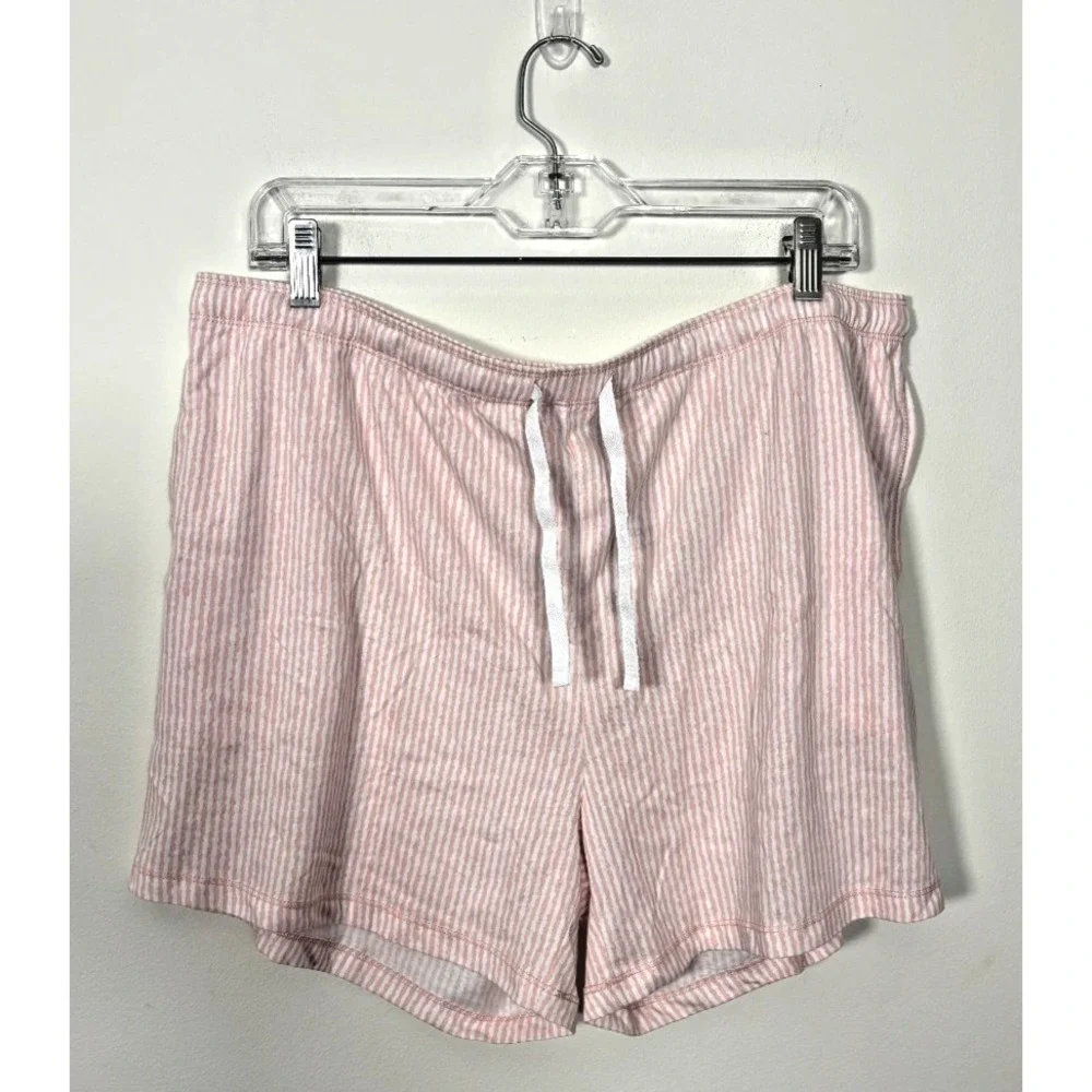 Felina Women's XXL Pajama Shorts Striped New without Tags Drawstring